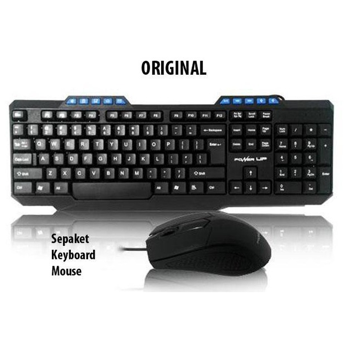 beli Keyboard Power Up + Mouse Multimedia Chroma 800