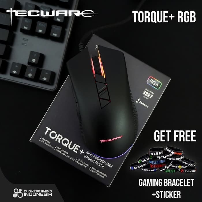 Jual Mouse Gaming Tecware Torque Plus - RGB