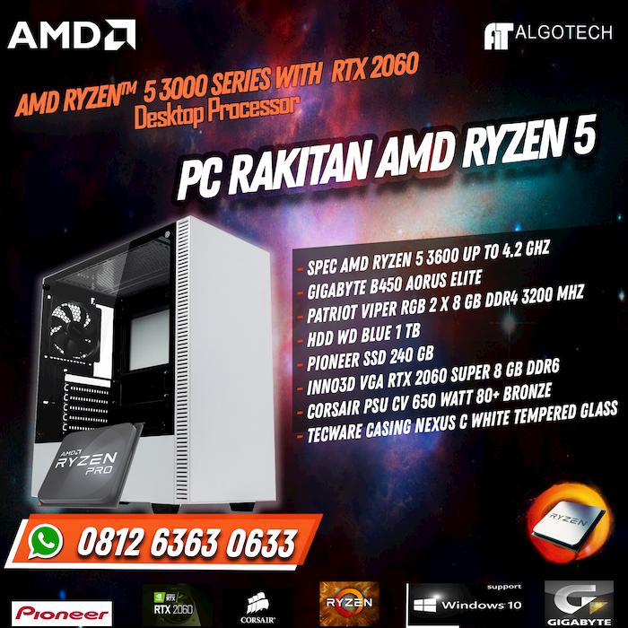 Komputer Rakitan AMD Ryzen 5 3000 Series 4.2 Ghz