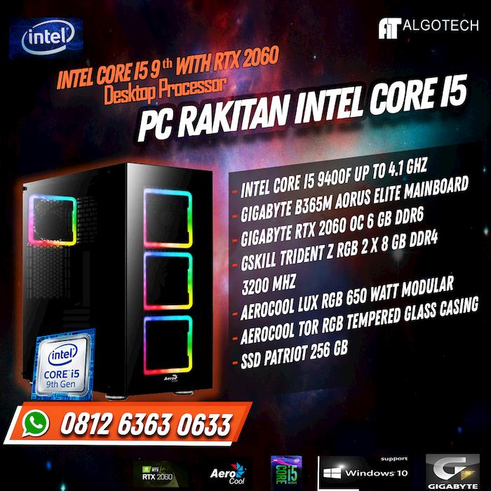 beli PC Rakitan Intel Core I5 Generasi 9 VGA RTX 6 GB OC